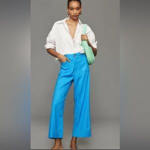 Anthropologie Maeve Colette linen pants 33T